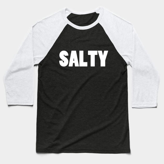 Salty Baseball T-Shirt by Dawn Anthes